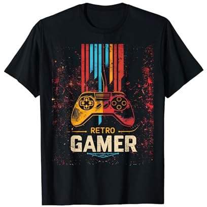 Retro Gamer Shirt Cooles Classic Video Game T-Shirt