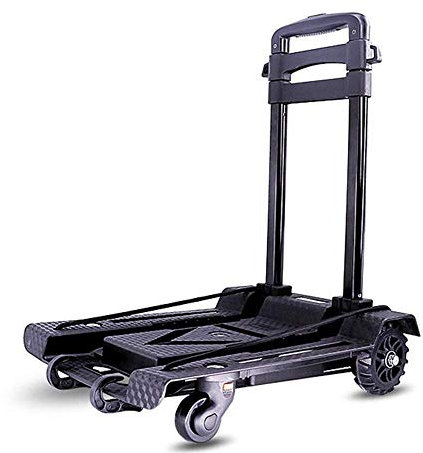 Chariot à Main léger, transpalette d'épicerie à poignée télescopique Pliable et Chariot pour Voyages intérieurs et extérieurs, capacité de 200 kg