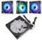 140mm ARGB PWM Chassis Fan, Addressable RGB Cooling Fan 5V 3PIN Connector, 650-1850RPM Speed, PWM Fan for CPU Cooler for Radiator PC Chassis, Quiet & Stable Cooling (Reverse Black)