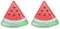 Wassermelone Ohrstecker Palästina Wassermelone Ohrringe für Frauen Mädchen Hypoallergen Früchte Wassermelone Ohrringe Ea Kunststoff