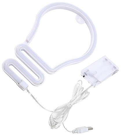 Hoement 1satz Setzen Sie Stilvolle Mit Dieser Dekorativen Neonlampe Im Einzigartigen Glühbirnen-design Für Schlafzimmer Bars Und Sorgt Sie Für Romantisches Licht Und Kreative