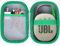 Lebakort Hart Reise Schutz Hülle Etui Tasche für JBL Clip 5 /JBL Clip 4 / JBL Clip 4 Eco Tragbare wasserdichte Lautsprecher (Grauer + grüner Reißverschluss)