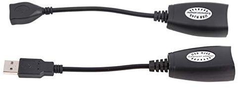 BONKZEBU USB 2.0 to RJ45 Extension Cable, Extender Network Adapter Cable, Wired LAN Adapter Cable, for USB Cameras Printers Web Cameras Keyboard