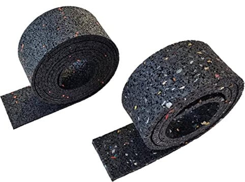 Rolle/Zuschnitt aus Gummigranulat WÄHLEN BREITE: 50mm bis 300mm - STÄRKE: 3 bis 10mm - LÄNGE: 50 bis 10000mm/AUSWAHL: 60mm x 10000mm x 6mm/Terrassenpads Terrassenbau Rollen Unterleger Haus Garten