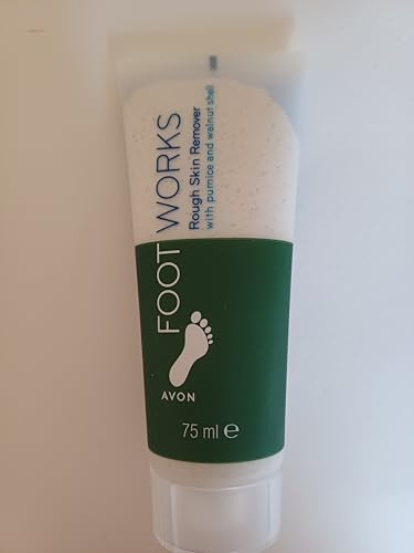 AVON Footworks Hornhaut-Peeling | Fußpeeling mit Bimsstein und Walnussschalen zur Entfernung rauer Haut und verhornter Stellen