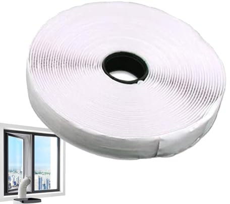 Klimaanlage Fensterabdichtung - Fensterabdichtung für Mobile Klimageräte | Fensterabdichtung Klimaanlage | Hot Air Stop Geeignet | Hot Air Stop Geeignet für Fenster, Flügelfenster, Dachfenster, Kein