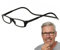 XPEX Lunette de vue homme Lunette loupe Lunettes de lecture homme Lunettes de Vue Lecture Hommes Rectangulaire Compris Ordinateur Lunettes de Lecture +1.00
