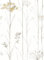 myforHD Carta da Parati Autoadesiva Fiore Foglia Vintage 44cmx600cm Decorativo Sfondo Carta da Parete Adesivo Vinile Soggiorno Camera Da Letto