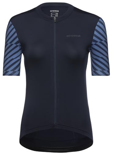 GOREWEAR Swiftride Optical Damen Fahrrad-Trikot, Kurzarm-Trikot mit auffälliger Grafik an den Ärmeln, Enganliegend