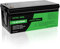 DATOUBOSS Batteria al litio da 12 V 300 Ah LiFePO4, 3840 Wh con migliorata BMS, 10000 – 15000 cicli di profondità, supporto in serie/collegamento parallelo, per camper, pannello solare, marino, casa
