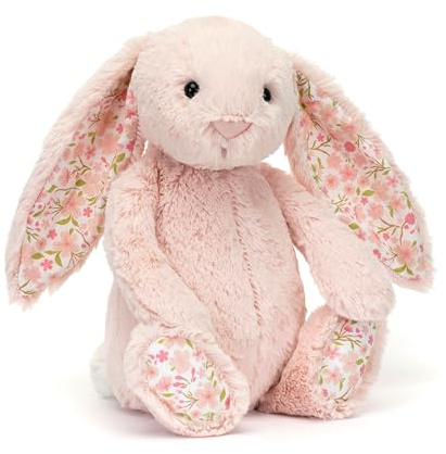 Jellycat Blossom Blush Cherry Bunny Medium - L: 9 cm x l: 12 cm x h: 31 cm