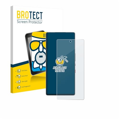 BROTECT Schutzglas für ZTE Nubia Red Magic 11 Pro Plus | Entspiegelnder Displayschutz Made in Germany Schutzfolie Glas Matt Anti-Reflex Kratzfest 9H Anti-Fingerprint Einfache Montage