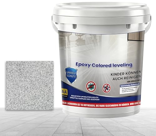 Genérico Pintura Epoxi Para Suelos Con Efecto Mármol Brillante, Revestimiento Resistente Al Desgaste Para Hogar, Garaje Y Taller, Pintura Decorativa Para Interiores, 500 Ml