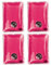 Taschenwärmer nach ISO 13485 Handwärmer Heat Pads Fingerwärmer Wiederverwendbare Gel - Pads Thermopads in vielen Ausführungen und Mengen von notrash2003® (Rosa - 4 Stück)