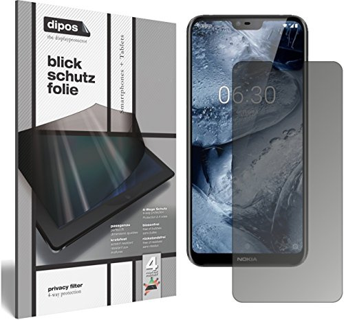 dipos Privacy Screen Protector for Nokia X6 2018 TA1099 | Matte Anti-Spy Filter with 4-Way Protection, Perfect Fit, Anti-Scratch, Bubble-Free, Protection Film, Easy Installation