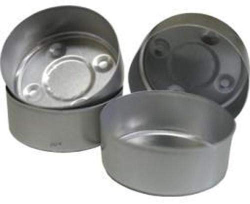 Germerott Bienentechnik Alu Teelichthüllen rund Silber für Teelichter Abmessungen ca. 38 x 17,2 mm verpackt zu 200 Stück