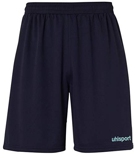 uhlsport Kinder Center Basic Shorts, Marine/Skyblau, 152