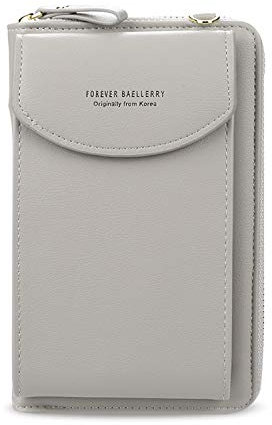 FANDARE Mode Sac Bandoulière Sacoche Portefeuille Léger pour téléphone Portable Crossbody Bag Sac d'épaule Femmes pour Fille Achats Fête École Voyage Cartable Pochette Étanche PU