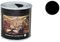 H HANSEL HOME Pintura Esmalte al Disolvente para Madera y Metal, Pintura Alquidica de Rápido Secado para Superfícies Interiores y Exteriores(Negro Satinado, 125 ML)