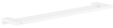 Hansgrohe 41743700 Vernis Shape Duschsystem 230 1 Strahlart mit Wannenthermostat Chrom Tuyau de Douche, Blanc Mat, 648mm