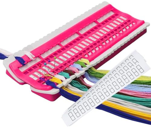 Nicoone 50 Positionen Floss Organizer Stickerei Gewinde Organizer für Kreuz Stich Gewinde Stickerei Floss Organisatoren
