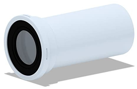 Kerabad WC-Anschluss Stutzen, weiss, 250mm lang