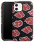 Panzer Handyhülle kompatibel mit Apple iPhone 12 robuste Outdoor Hülle Schutzhülle glänzend Naruto Shippuden Pattern Akatsuki
