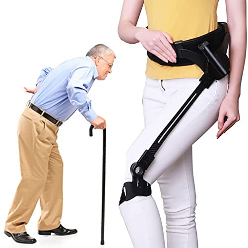 HPDONM Gehhilfe Bionic Body Power Gehhilfen,Gehhilfe Für Schlaganfall-Hemiplegie, Reha-Training Der Unteren Extremitäten, DREI Gänge Sind Einstellbar, Für Erwachsene Und Ältere Menschen,Right-S
