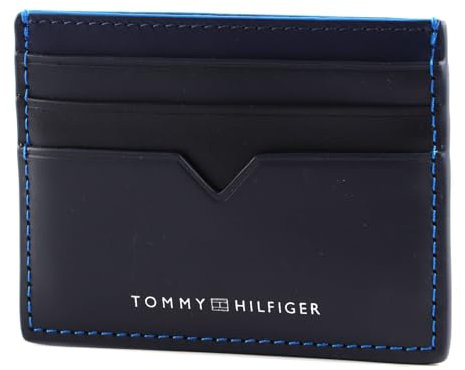 TOMMY HILFIGER TH Modern Leather CC Holder Navy CB