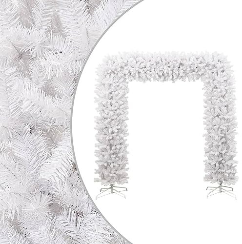 vidaXL Albero di Natale ad Arco Bianco 240 cm
