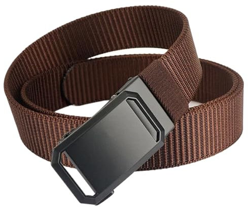 ZacLAy Nylon Herrengürtel 3,4cm Breite Automatische Schnalle Männlicher Taktischer Gürtel Army Military Training Bund