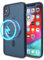 YmhxcY For iPhone XS Max Case,Compatible with MagSafe, Translucent Matte Back Slim Shockproof Phone Cover,iPhone XS Max Case-6.5 Inch(Sapphire Blue)