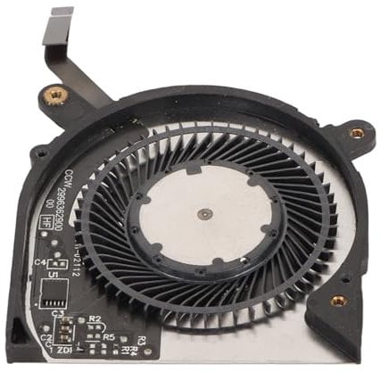 Tosuny Ersatz-CPU- und GPU-Lüfter für XPS 13 7390 2 in 1 0VDFK8 VDFK8, 4-poliger Laptop-Lüfter-Ersatz, DC 5 V 0,5 A Leiser CPU-Kühler-Ersatz (CPU)
