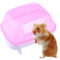 Generic Bain de sable pour hamsters, petite maison de bain de poussière de chinchilla amovible, boîte de bain de sable amovible, baignoire stable pour hamster nain