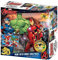 Marvel Avengers 3D Lentikular Puzzle | 200 Teile Doppelseitiges Puzzle mit dynamischem Bewegungseffekt & Blechdose | Kultiges Avengers Heroes Puzzle für Fans | Lustiges Sammelpuzzle für