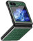 COQUE Cover Galaxy Z Flip 6, custodia in pelle di coccodrillo Slim Shell in PC con stile all-inclusive, cover per telefono cellulare pieghevole a 180˚ per Samsung Galaxy Z Flip 6 5G-Verde