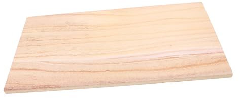 Planche rectangulaire en bois dur brut pour meubles, projets de bricolage, panneaux de bricolage polyvalents, étagères en bois pour armoire et organisation de la maison