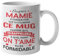 Mug Super Mamie – Message d’amour Mamie on t’aime tu es formidable - Cadeau Original pour Grand-mère – Idée Cadeau Fête des Grands-Mères, Anniversaire, Noël – Tasse pour Grand Mère 330ml Céramique