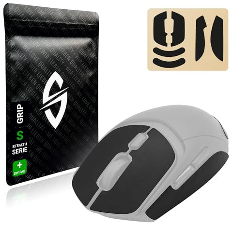 SensoryBoost Grip Tape Set für Logitech G309 - Schweißabsorbierend, extrem rutschfest, Ultradünn (0.5mm) Selbstklebend & Rückstandsfrei - Gaming Maus Zubehör