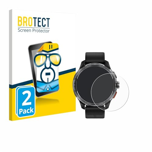 BROTECT 2 Stück Schutzfolie für Haylou Solar Ultra Displayschutz Folie Made in Germany, Ultra-Klar