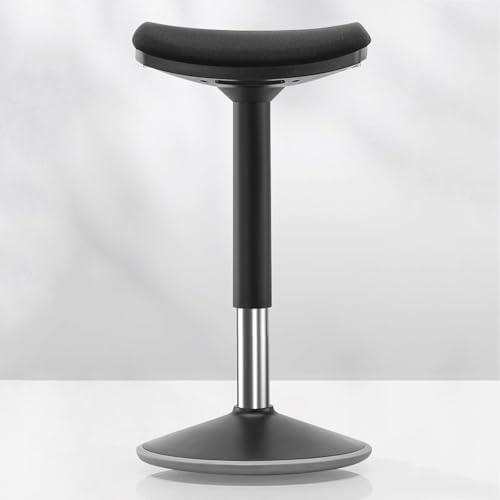 Vituord Ergonomischer Stehhocker, 360° Drehbarer Arbeitssitz, Höhenverstellbarer Wackelhocker Mit Memory-Schaum-Sitzkissen Und Rutschfester Unterseite, Für Zuhause Und Büro