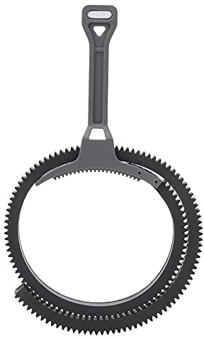 RASTKY Einstellbarer Zoom Folgen Sie den Fokusgriff Hebel für DSLR -Kamera, Kleiner Leichter Getriebegürtel, Kunststoffmaterial, Einzelhandelsverpackung, Geeignet für Alle Digitalkameras, (Grey)