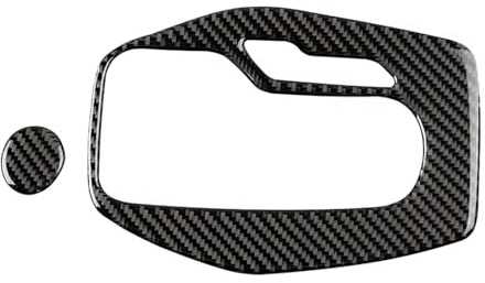 Car Interieur Dekor Innenausstattung Aus Echtem Carbonfaser-Auto-Schalttafelrahmen, Dekorative Aufkleber Für Chevrolet Für Camaro 2017–2022 Car Interieur Verkleidung(Black carbon fiber)