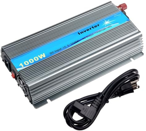 Onduleur Solaire Micro-réseau 1000 W avec MPPT, Protection Contre Le Courant Inverse et onduleur à Onde sinusoïdale Pure 24 V/220 V(18V-110V)