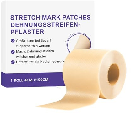 Scar Patches – 1.5x59 Inch Skin Care Patch | Scar Fade Sheets for Burn, Wound, Face, Body, Neck, Forehead, Tummy Tuck, Shoulder, Back, Healing, Skin Repair, Treatmented