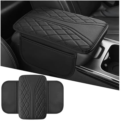 GQTMEUGTZ Mittelarmlehne Kissen, Für Audi A6 Avant C8 2018-2023 2024 2025 2026 Auto Armlehne Schutz Mittelkonsole Abdeckung Erhöhung Polster Seitentaschen,A