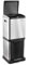VonHaus Kitchen Bin, 34L Vertical Recycling Bin, Stainless Steel Two Section Food Waste Separation System with Non-Slip Base & Removable Inner-Compartments, Narrow Trash Can, 1x18L & 1x16L