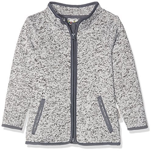 Playshoes Fleece-Jacke Unisex Kinder Outdoor-Oberteil, grau Strickfleece, 92