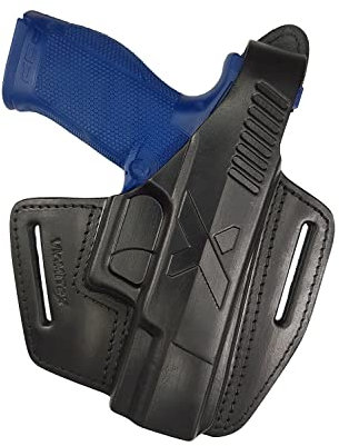 VlaMiTex B5 Leder Gürtel Holster für Walther PDP Lauf 4 Zoll