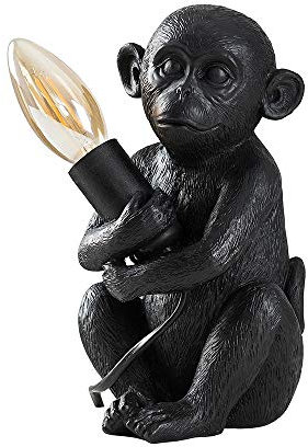MiniSun | Modern Matt Black Painted Baby Monkey Design Table Lamp | Table Lamps, Home Décor & Improvement Essential